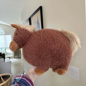 Jellycat Large Rolbie Horse 14” Fluffy Brown Horse